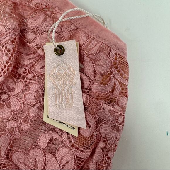 We Are HAH Hook Up Bra Size DD Band 32-40 Lace Balconette Dusty Rose Underwire - Picture 14 of 15